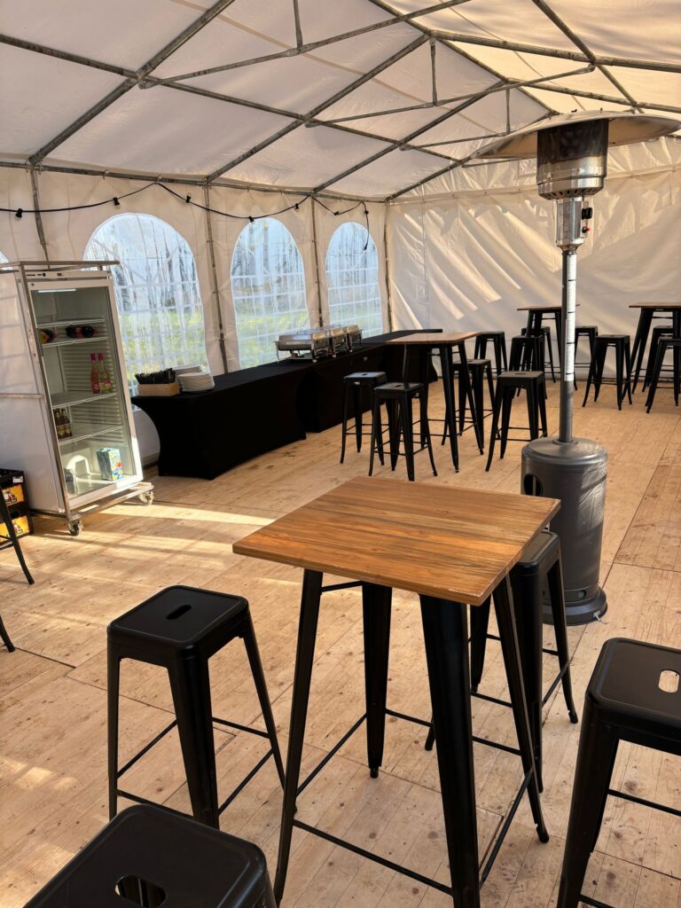 partytent huren met verwarming